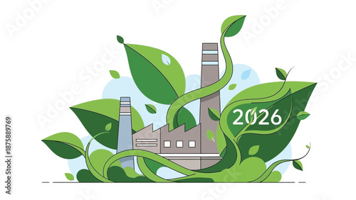 Envisioning a sustainable industrial future where green growth envelops factories by 2026