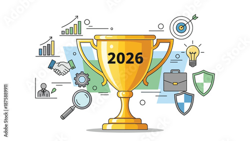 Reaching 2026 business goals and triumphs, emphasizing strategic planning, innovation, and