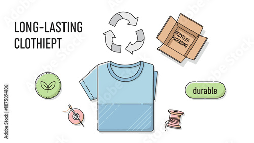 Sustainable Fashion Recycling Concept