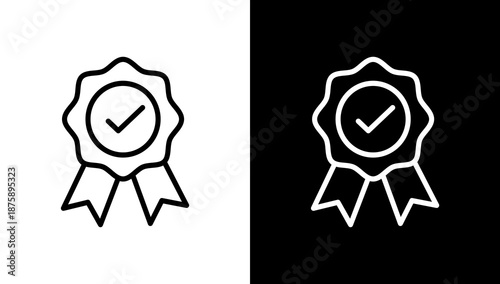 Quality White Icon Set Vector 