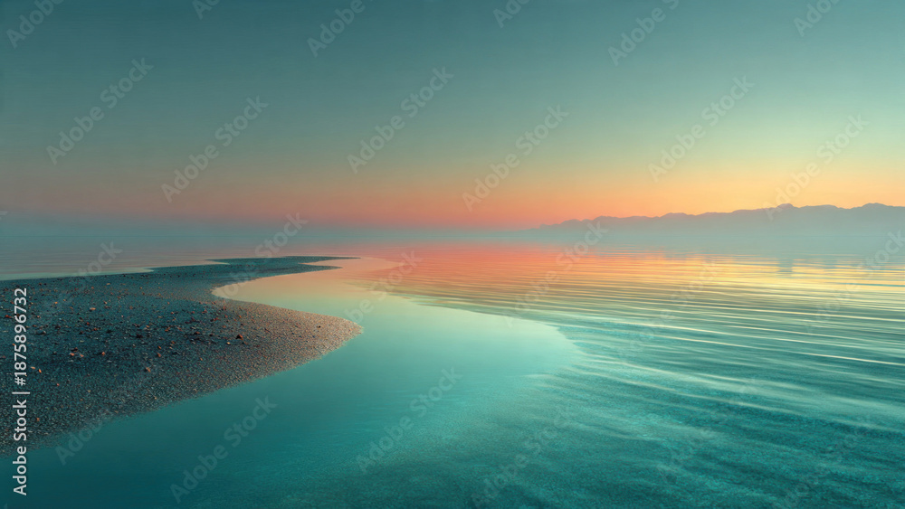 Obraz premium sunrise over the sea