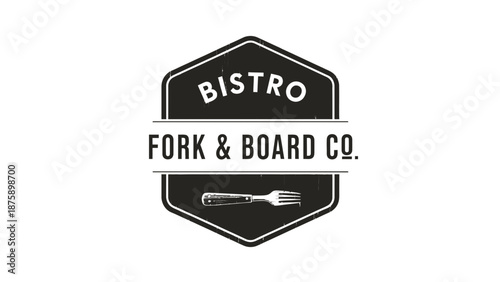 Bistro Fork Board Company Logo Design.