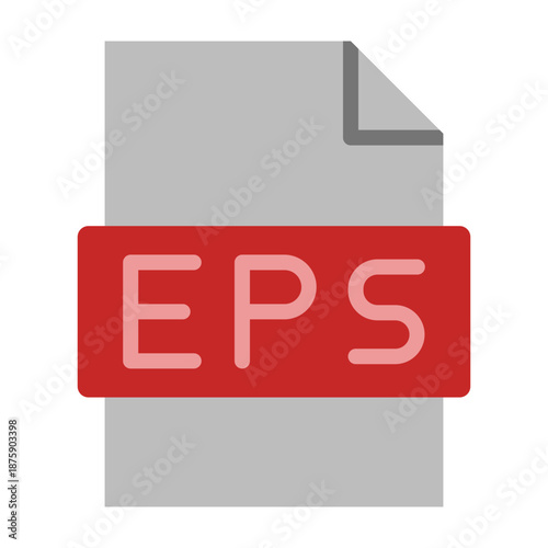 Eps Extension Vector Icon Design