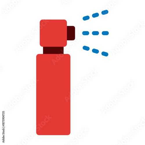 Pepper Spray Vector Icon Design