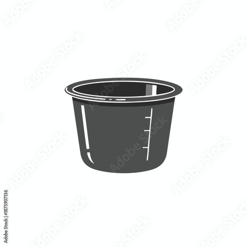 Simple Measuring Cup Illustration