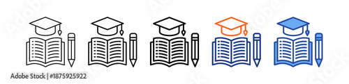 Education Different Set Vector Icon