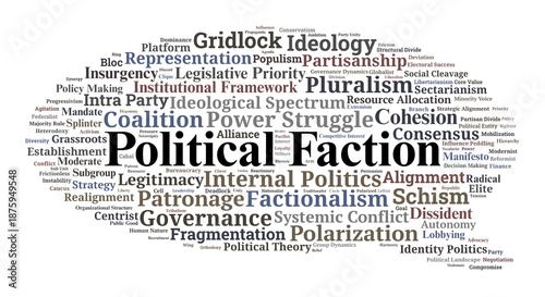 Konstfotografi Political Faction Word Cloud