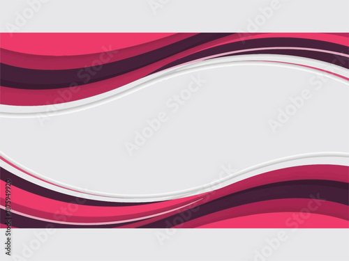 Abstract Pink and Purple Wavy Lines.