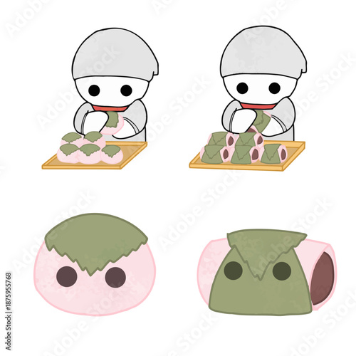 OC makes sakura mochi