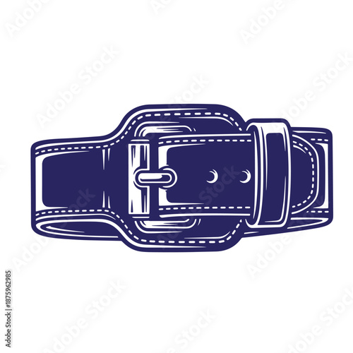 leatherbeltwithbuckleisolatedontransparentbackground