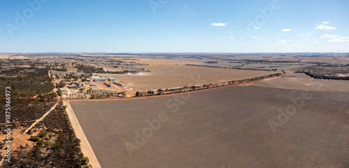 Farming Area in Kulin, Wheatbelt, Western Australia, Australia
