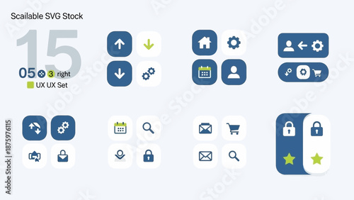 Scalable UX icons for modern web design