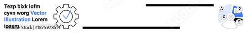 Team management, workflow optimization, collaboration, business tools, technology integration, process improvement. Gear icon with checkmark and user profiles. Collaboration and workflow optimization