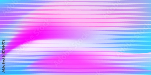 Abstract with bright color gradation. The neat horizontal line pattern is suitable for technology themes, digital designs, or visuals with a dreamy and neon feel volume 1