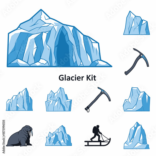 Glacier Kit Iceberg Mountain Climber Mammoth.