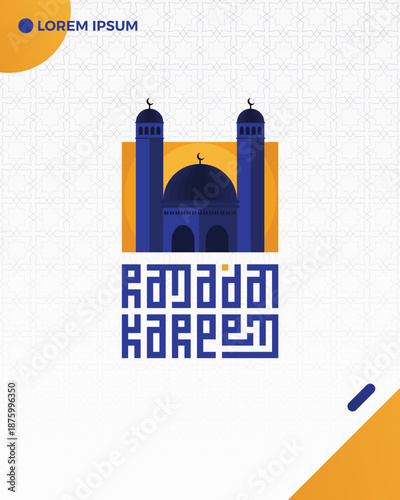 Ramadan Kareem social media design