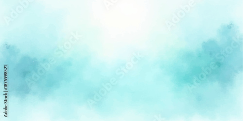 Beautiful blue sky background with fluffy white clouds and bright sunlight creating a clear summer cloudscape in the high atmosphere for a nature and heaven abstract