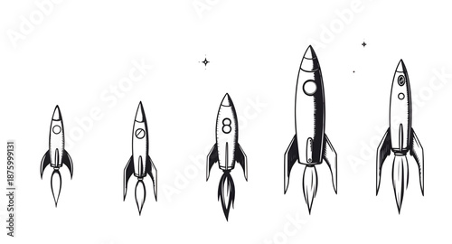 spaceship, rocket, space, vector, illustration, line, drawing, outline, icon, symbol, launch, flight, mission, orbit, astronomy, cosmic, galaxy, universe, science, technology, innovation, startup, fut