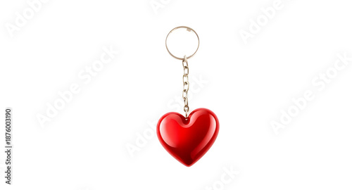red, heart, keychain, valentine, love, romantic, romance, affection, passion, symbol, gift, couple, relationship, wedding, anniversary, engagement, cute, sweet, decorative, charm, accessory, metal, gl