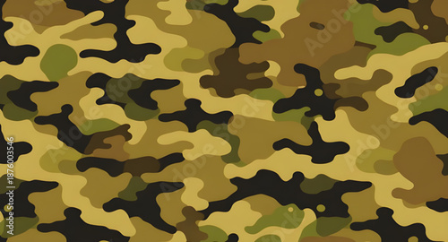 camouflage, camo, military, seamless, pattern, background, army, tactical, combat, defense, warfare, uniform, textile, fabric, print, repeat, texture, design, vector, illustration, green, brown, olive