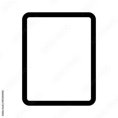 Blank digital tablet