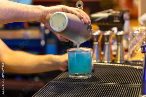 Blue Bourbon Sky