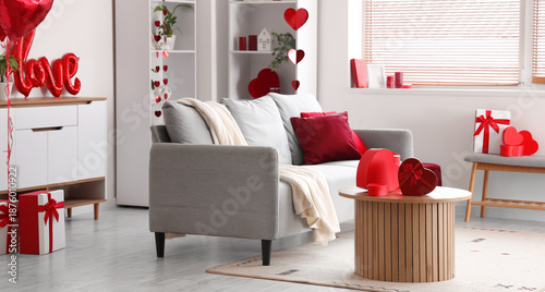 Interior of living room dec...