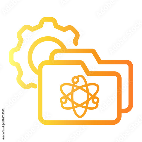 exploration Line Gradient Icon