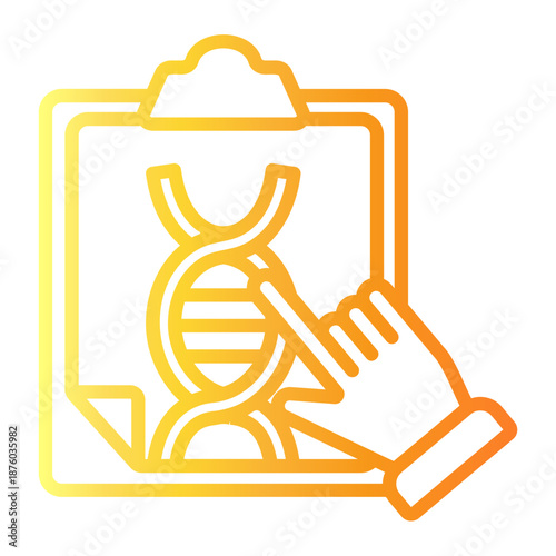 follow up Line Gradient Icon