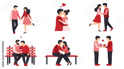 Couple Moments Romantic Sweetheart Affectionate Partnerships Diverse Representations Expressing Love Sharing Joyful Connections Togetherness