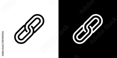 リンク・接続・連結のつながるアイコン