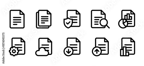 書類アイコンセット