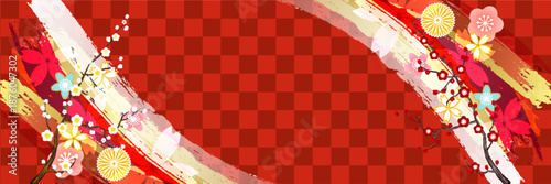 梅　節分　金　春　背景