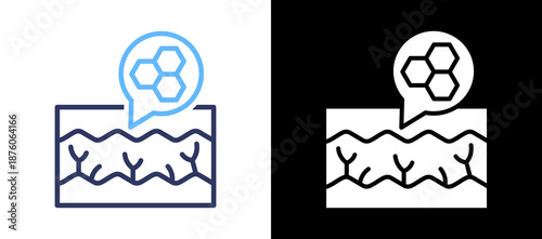 Skin Renewal lineglyph icon