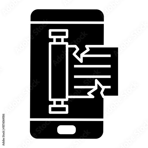 note taking Solid icon