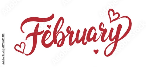 Photos Lovely February Calligraphy