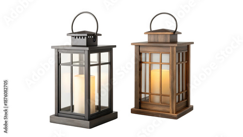 Wallpaper Mural old lantern isolated on png Torontodigital.ca