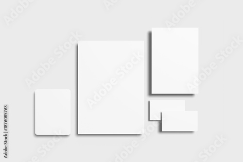 High quality stationery mockup