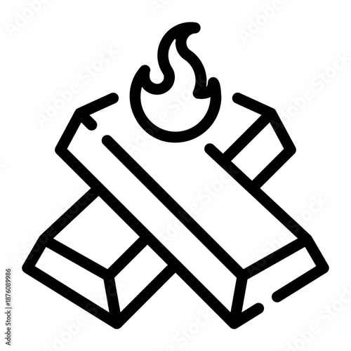 fire line icon