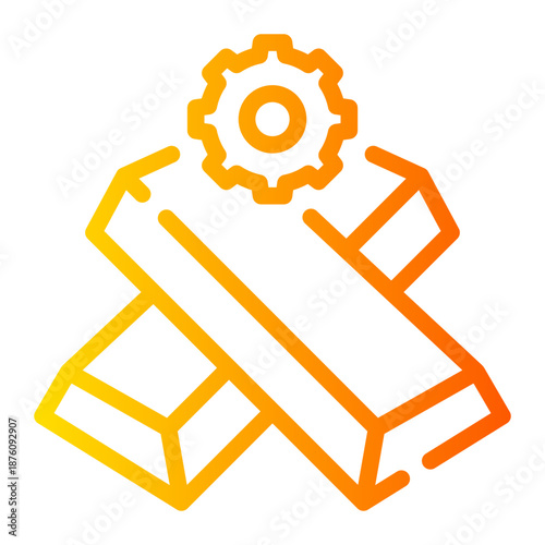 gear gradient icon