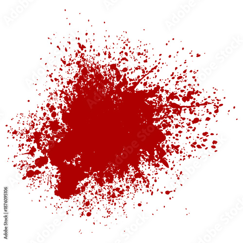 Blood Splatter Stain Splash Illustration Vector