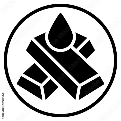 liquidity glyph icon