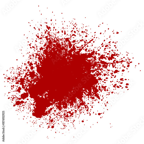 Blood Splatter Splash Stain Vector Illustration