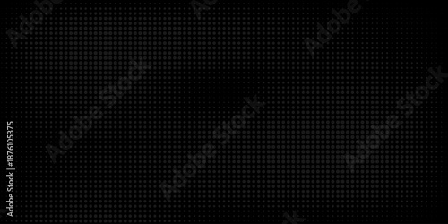 Black and gray dot wave technology texture background. Abstract big data digital concept. 3D rendering.