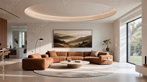 Modern living room interior design