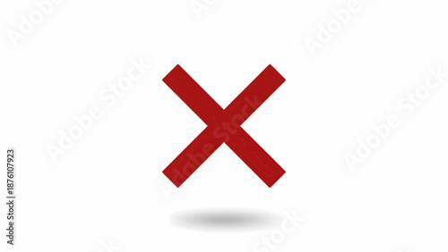 X Mark Cross Icon Vector Illustration