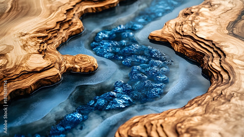 custom made wallpaper toronto digitalCasting epoxy resin stabilizing burl wood abstract art background texture. Beautiful image