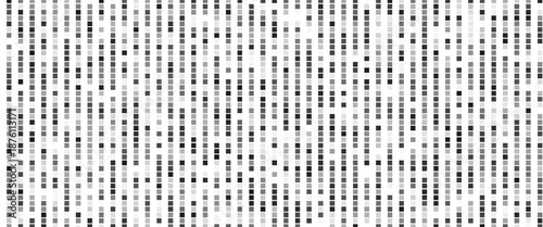 Geomatric shape pixelet glitch seamless pattern modern creative texture background noise halftone abstract square repeatable grid wallpaper