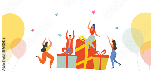 Loyalty program, gifts and rewards from store Bonus points, digital referral program Customer service business