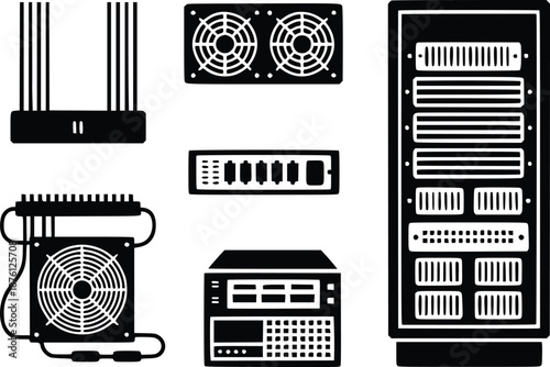 Computer server components
